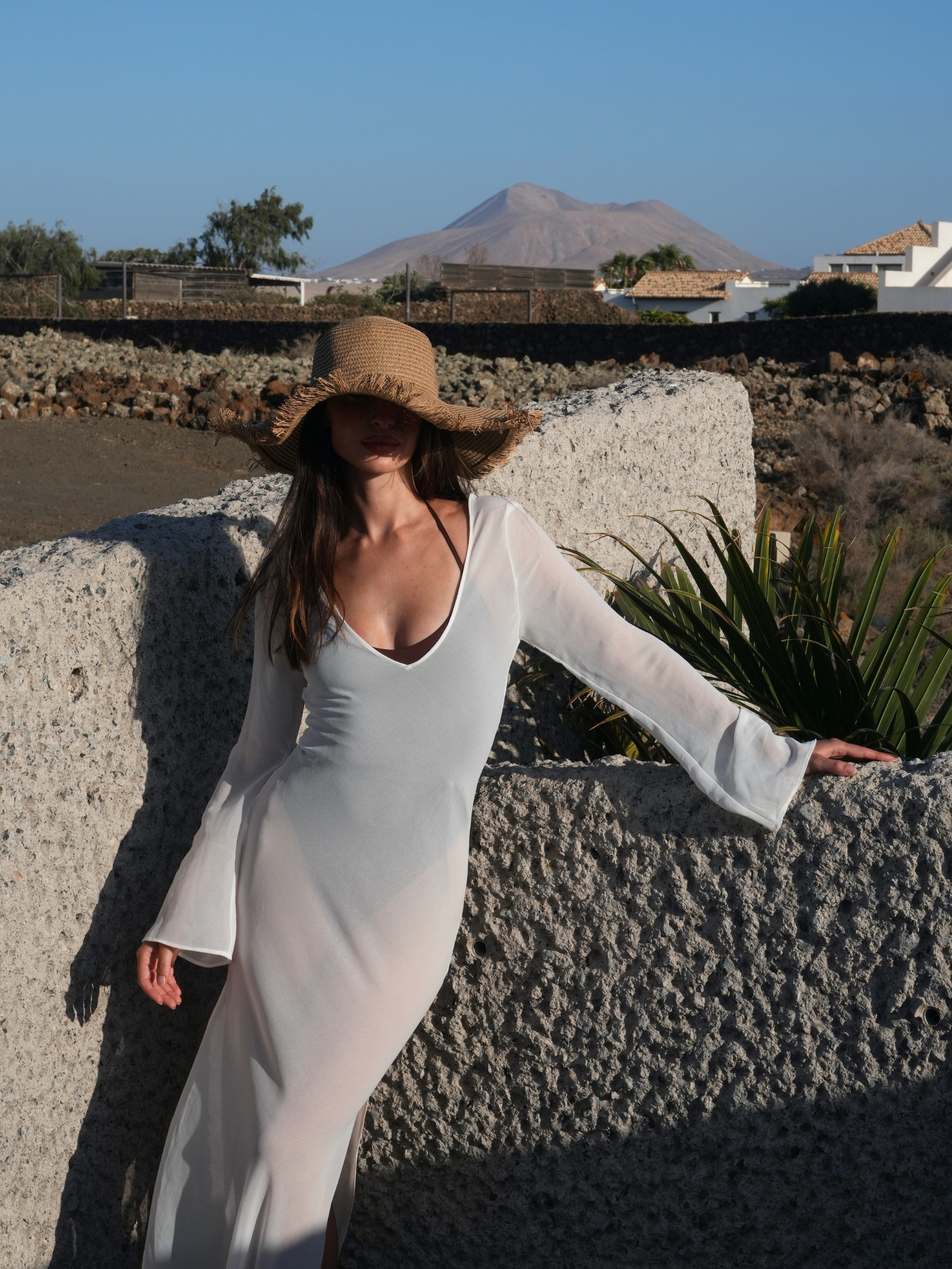 The Isola Dress — Bianco