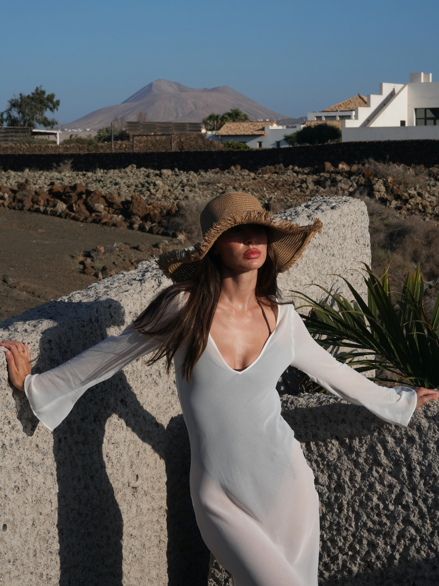 The Isola Dress — Bianco