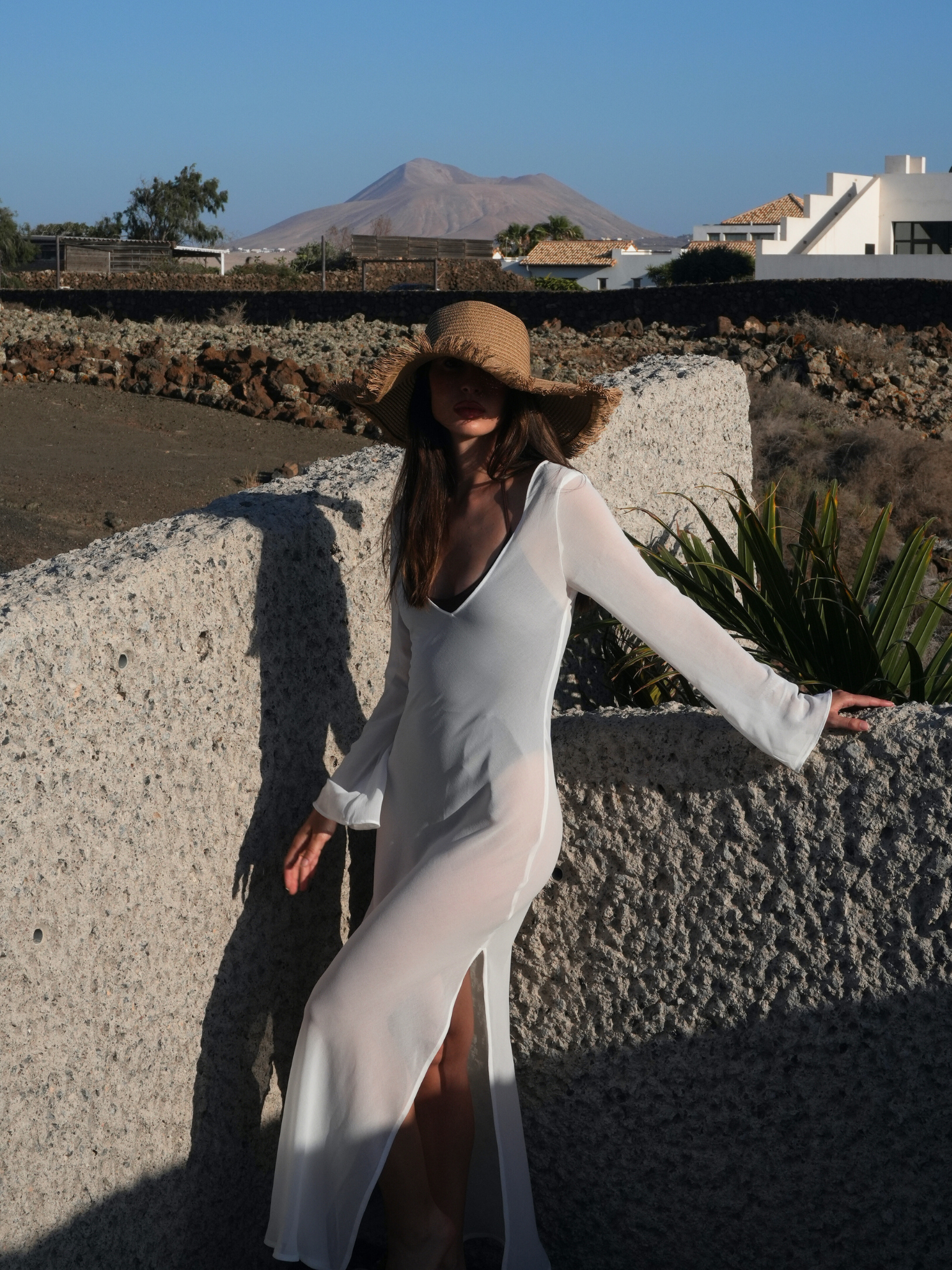 The Isola Dress — Bianco