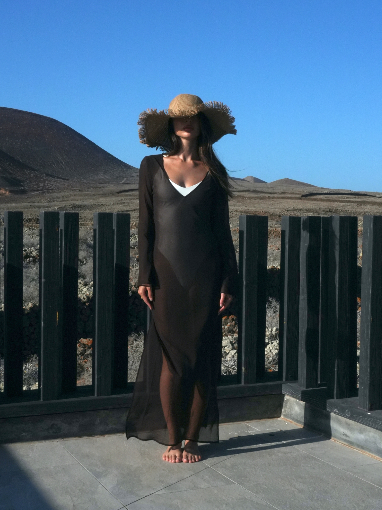 The Isola Dress — Espresso